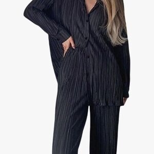 Women Y2K 2 Piece Pants Set Oversized